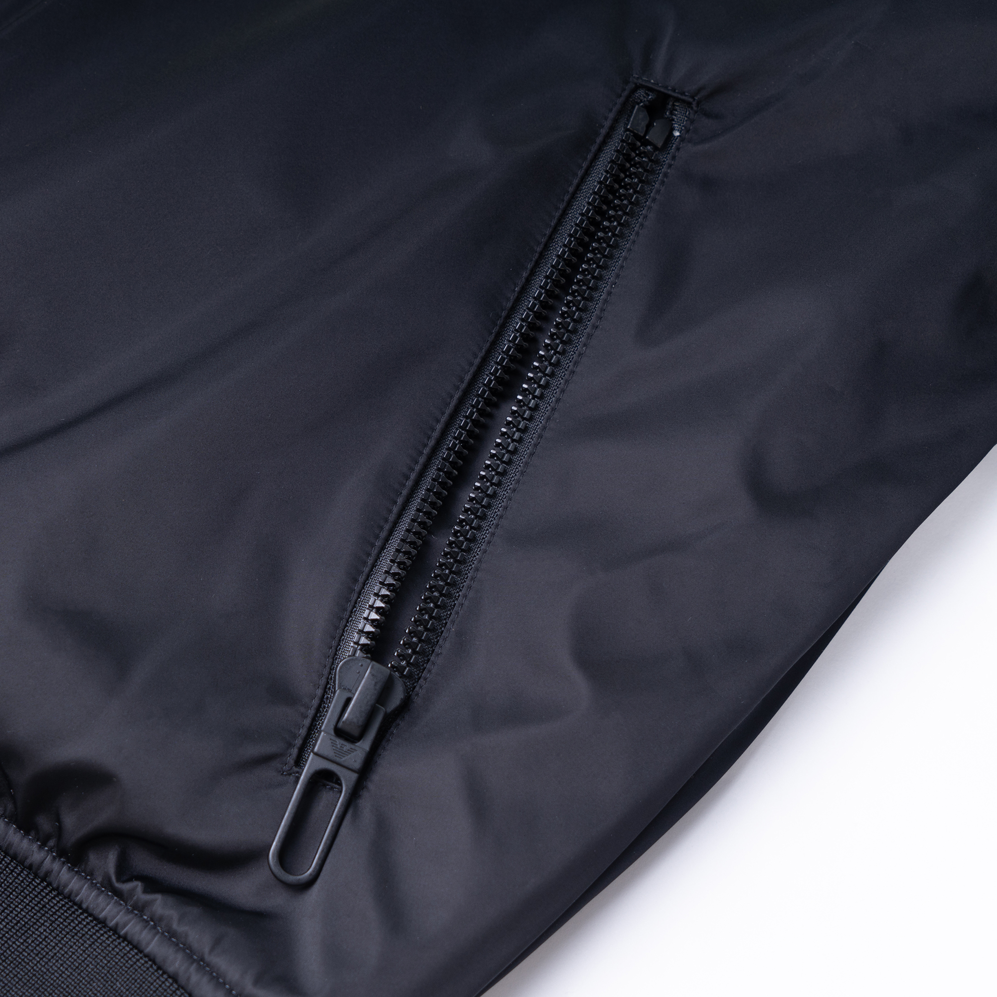 Details for Emporio Armani 黑色純色休閒雙拉鍊外套 6G1B86-1NPKZ-0999