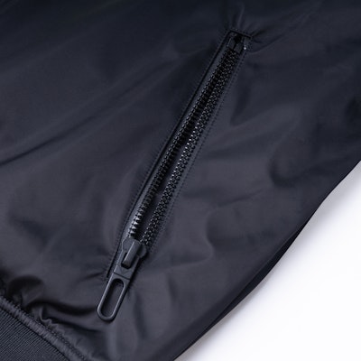 Emporio Armani 黑色純色休閒雙拉鍊外套 6G1B86-1NPKZ-0999 Details for Emporio Armani 黑色純色休閒雙拉鍊外套 6G1B86-1NPKZ-0999