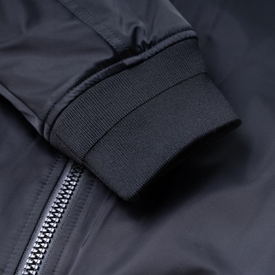 Emporio Armani 黑色純色休閒雙拉鍊外套 6G1B86-1NPKZ-0999 Sizing Emporio Armani 黑色純色休閒雙拉鍊外套 6G1B86-1NPKZ-0999