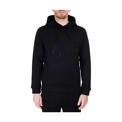 Emporio Armani Black Solid Color Casual Hoodie 6G1MP5-1JJUZ-F023