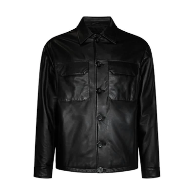 Emporio Armani Black Solid Color Single-Breasted Long-Sleeve Jacket H41R80-E1P80-0999