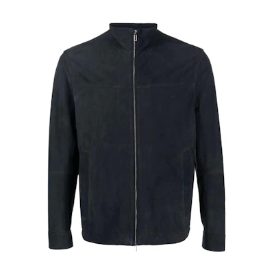 Emporio Armani Black Solid Color Zip-Up Jacket I1R13PI1P13922