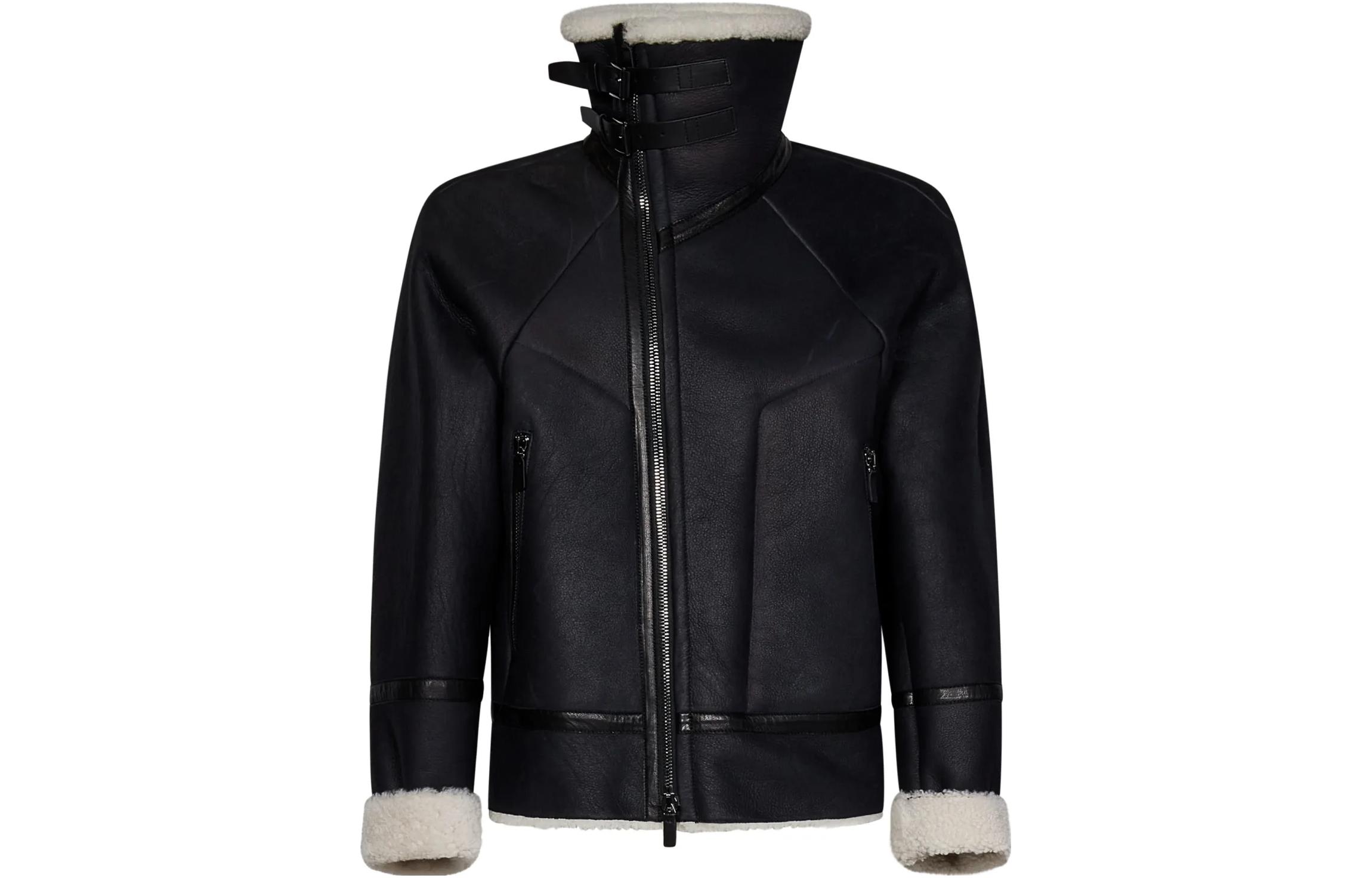 Emporio Armani Black Solid High-Neck Zip-Up Jacket H41R88-E1P88-999