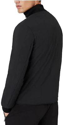 Emporio Armani 黑色高领拉链夹克 8N1BQ41-NZDZ1-0999 Shop Emporio Armani 黑色高领拉链夹克 8N1BQ41-NZDZ1-0999