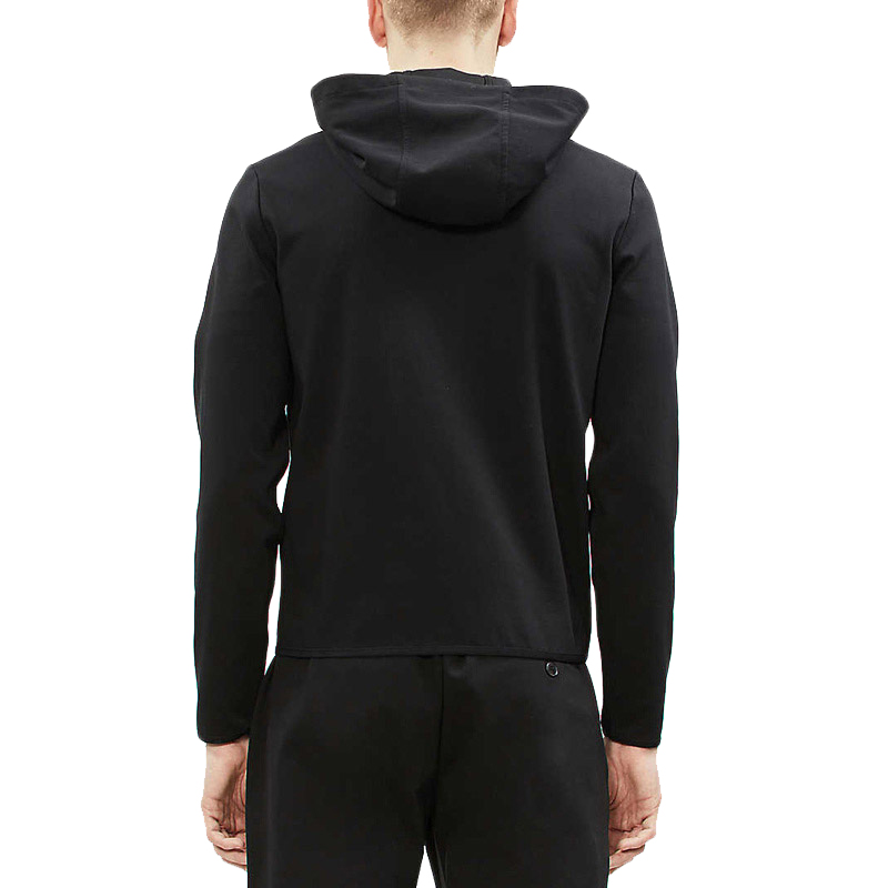 Emporio Armani Black Solid Hoodie Zip-Up Casual Jacket 8N1BN2-JBTZ-0999 圖 4