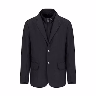 Emporio Armani Black Solid Single-Breasted Long-Sleeve Jacket 3D1GF3-1NJUZ-10999
