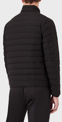 エンポリオアルマーニ ブラック スタンドカラー付きダウンジップアップジャケット 8N1BQ2-1NLRZ-999 Details for エンポリオアルマーニ ブラック スタンドカラー付きダウンジップアップジャケット 8N1BQ2-1NLRZ-999