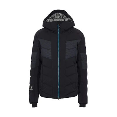 Emporio Armani Black Solid Zip-Up Hooded Jacket 6GPG09-PNQ7Z-1200