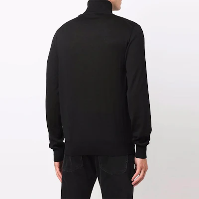 EMPORIO ARMANI Black Turtleneck Knitted Pullover Sweater FW21. 8N1M43-1M67Z-0999 Purchase EMPORIO ARMANI Black Turtleneck Knitted Pullover Sweater FW21. 8N1M43-1M67Z-0999