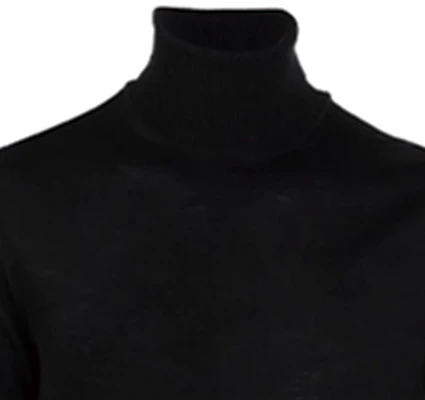 EMPORIO ARMANI Black Turtleneck Knitted Pullover Sweater FW21. 8N1M43-1M67Z-0999 Details for EMPORIO ARMANI Black Turtleneck Knitted Pullover Sweater FW21. 8N1M43-1M67Z-0999