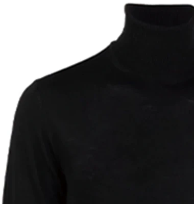 EMPORIO ARMANI Black Turtleneck Knitted Pullover Sweater FW21. 8N1M43-1M67Z-0999 Sizing EMPORIO ARMANI Black Turtleneck Knitted Pullover Sweater FW21. 8N1M43-1M67Z-0999