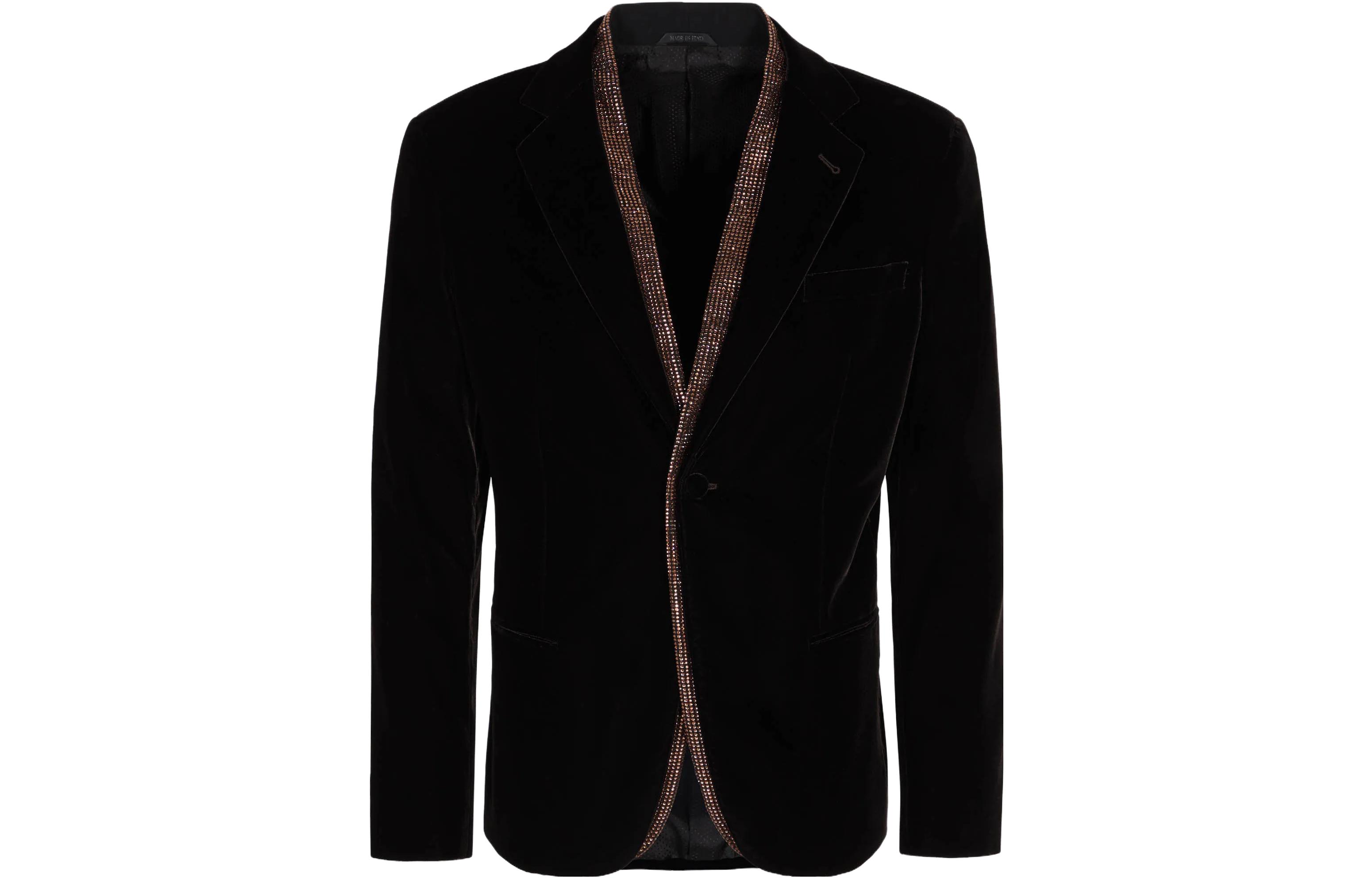 Emporio Armani Black V-Neck Long-Sleeve Jacket 2SGGG0WFT-00251-U8WL