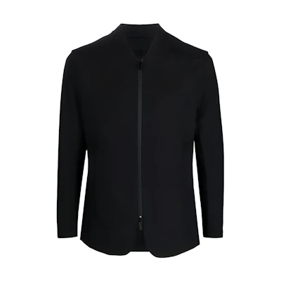 Emporio Armani Black Water-Resistant Zip-Up Jacket 3R1GC1-1NNIZ-0920