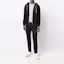 Lookbook Emporio Armani Black Zip-Up Hoodie Jacket with Logo Patch 8N1MG0-1JBTZ-BLACK
