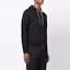 Shop Emporio Armani Black Zip-Up Hoodie Jacket with Logo Patch 8N1MG0-1JBTZ-BLACK