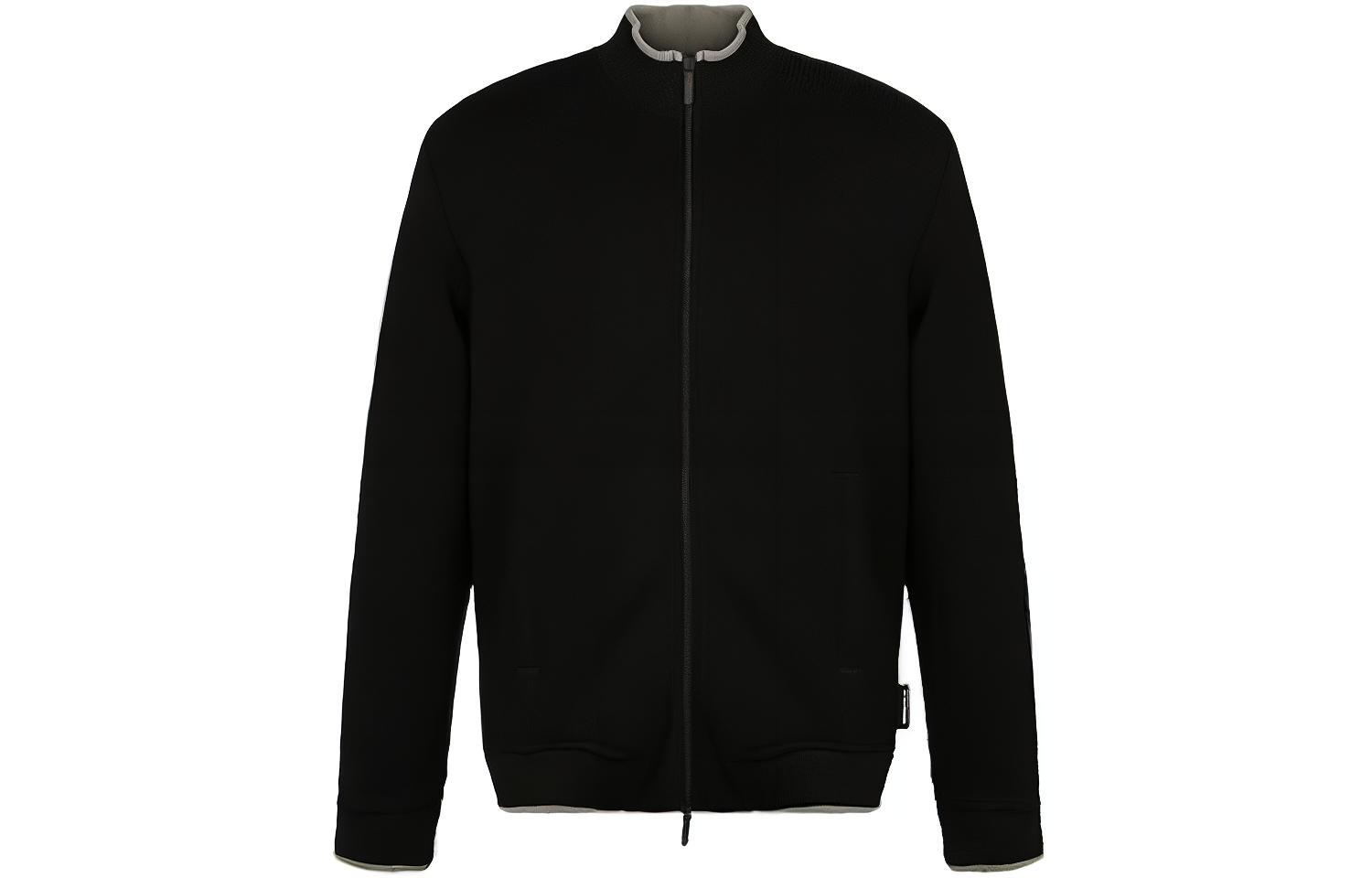 Emporio Armani Black Zip-Up Stand Collar Jacket 6G1MG3-1JNHZ-0999