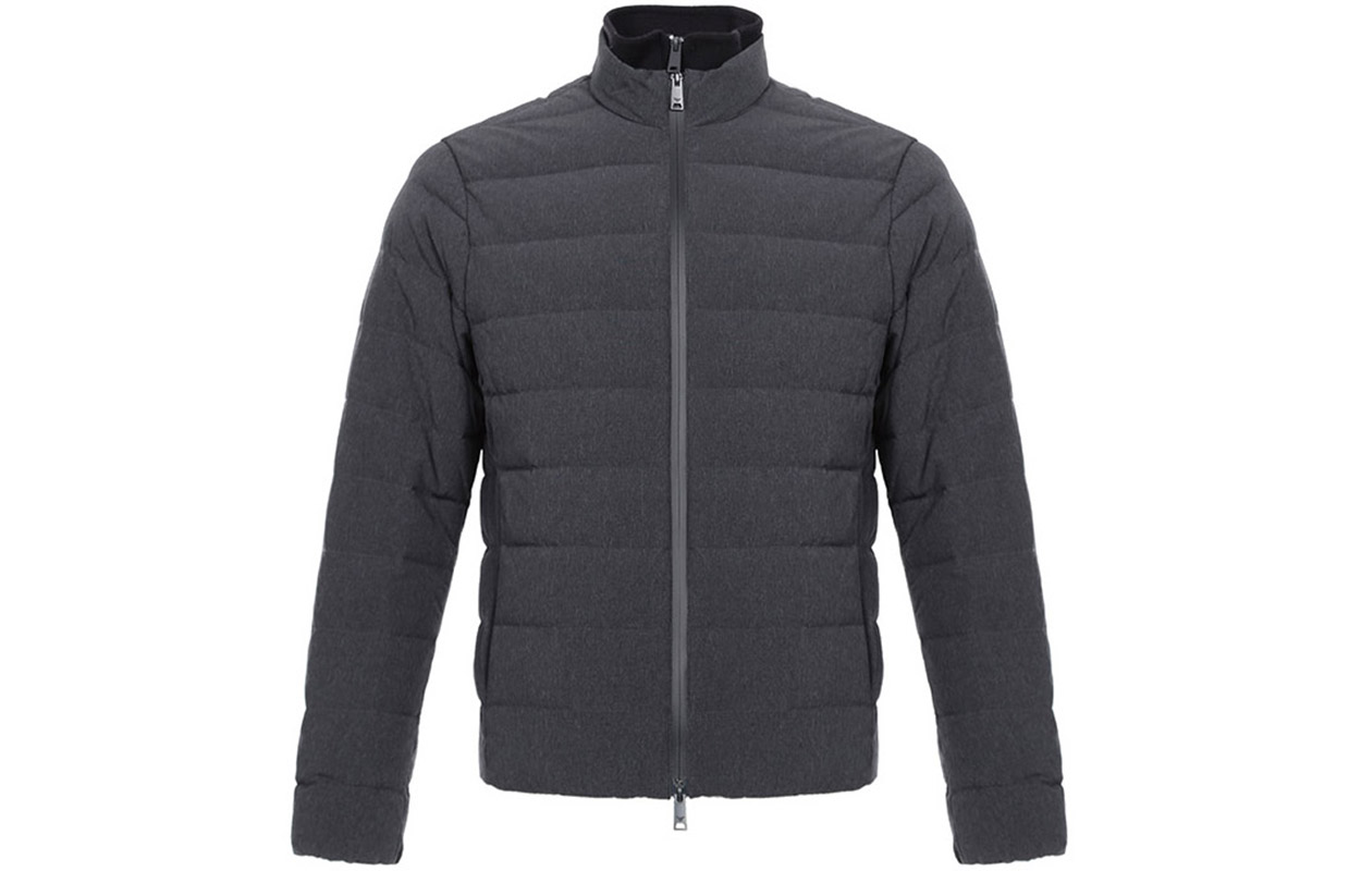 Emporio Armani Blue-Grey Solid Down Jacket for Winter 6Z1BA2-1NWHZ-0947 圖 2