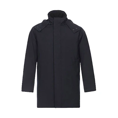 Emporio Armani Blue Blended Hooded Coat 6Z1L72-1NWGZ-0948
