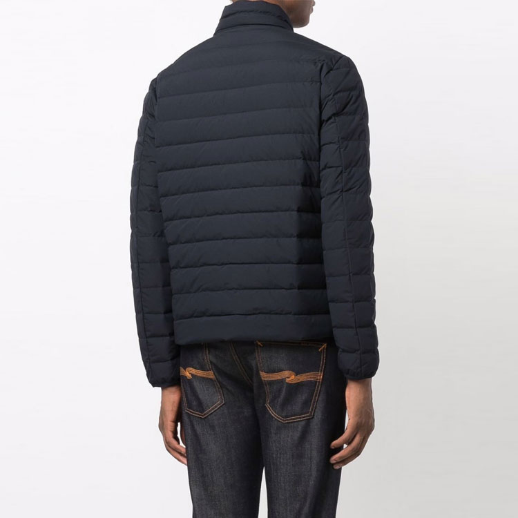 Purchase Emporio Armani Jaket Puff Biru Slim Fit dengan Kolar Berdiri. 8N1BQ2-1NLRZ-0920