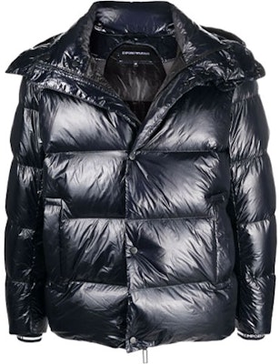 EMPORIO ARMANI 蓝色连帽拉链长袖羽绒外套 6K1B88-1NPDZ-0920 Order EMPORIO ARMANI 蓝色连帽拉链长袖羽绒外套 6K1B88-1NPDZ-0920