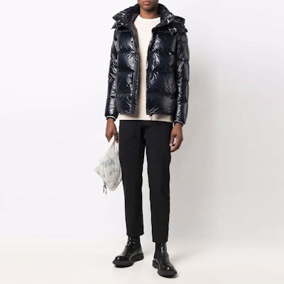 EMPORIO ARMANI 蓝色连帽拉链长袖羽绒外套 6K1B88-1NPDZ-0920 Lookbook EMPORIO ARMANI 蓝色连帽拉链长袖羽绒外套 6K1B88-1NPDZ-0920