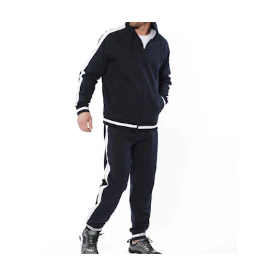 Emporio Armani Blue Hoodie Zip-Up Cardigan Jacket 3H1M91-1J07Z-0922