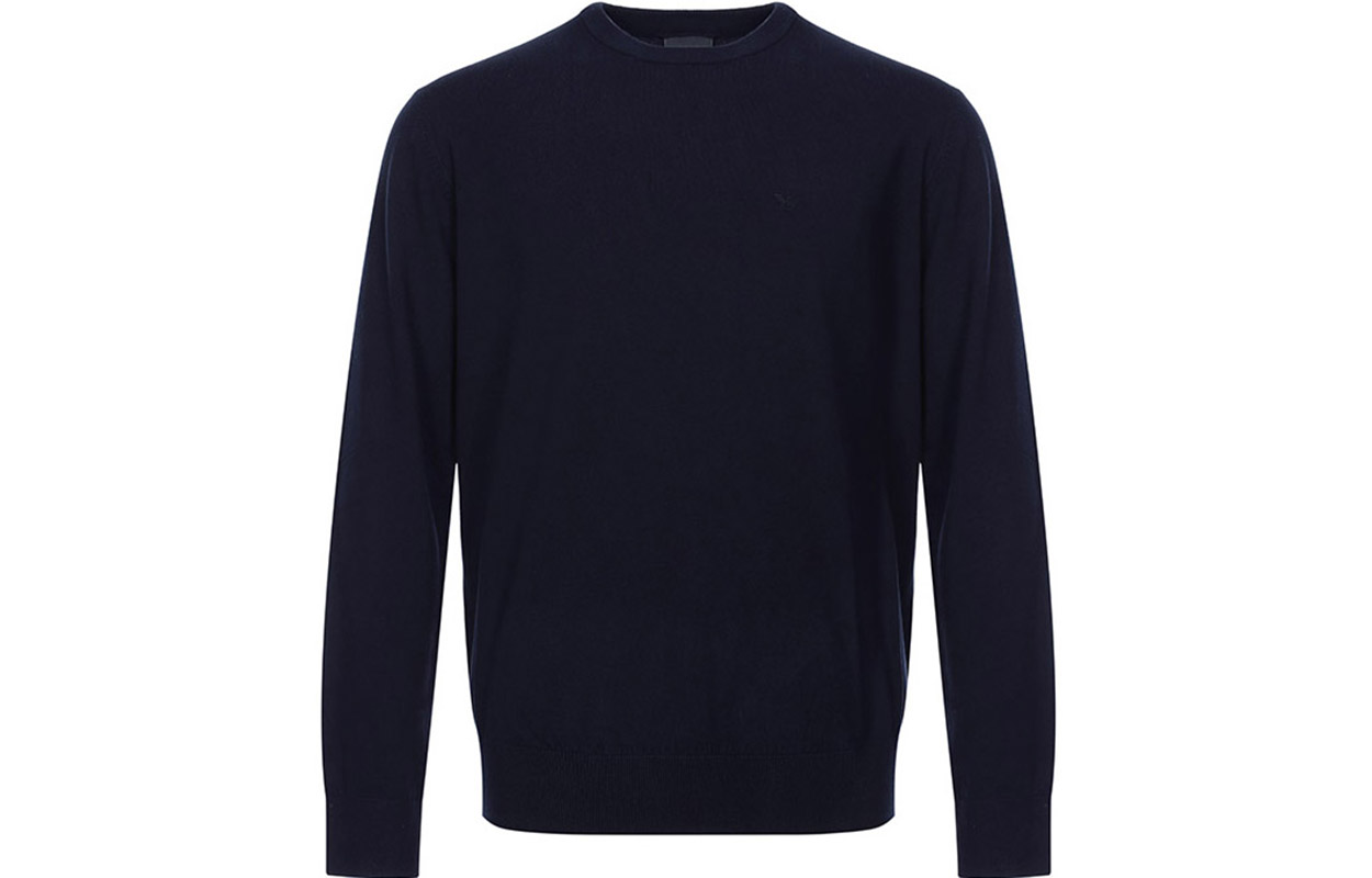 EMPORIO ARMANI Blue Long Sleeve Crew Neck Knit Sweater 8N1MA1-1MPQZ-0924 圖 2