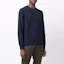 Shop Emporio Armani 藍色羊毛圓領毛衣 - 素色設計襯衫。 6K1MV7-1M08Z-0922