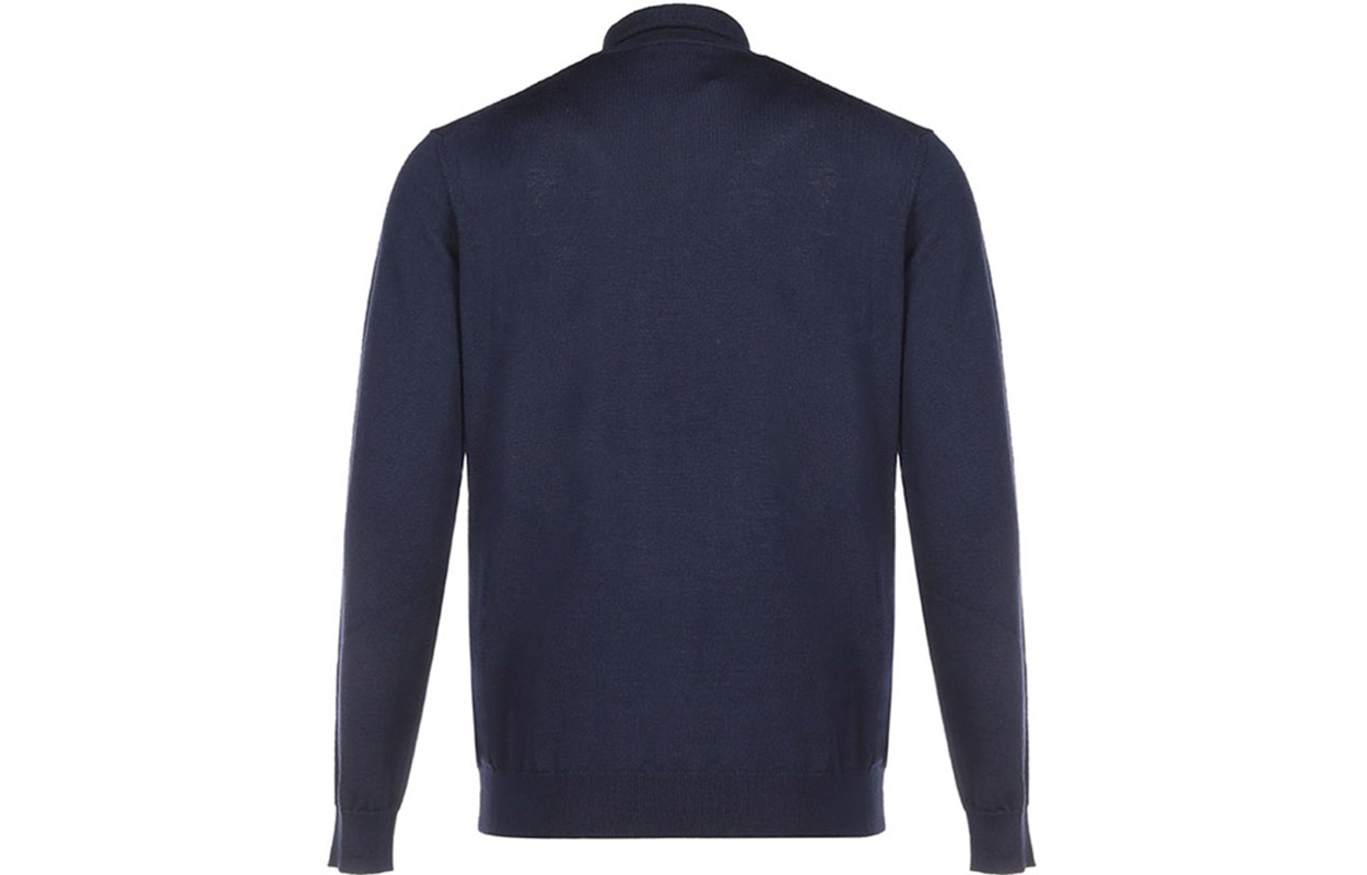 Lookbook エンポリオ アルマーニ ブルー ウール タートルネック セーター 8N1MYZ-1M4CZ-0924