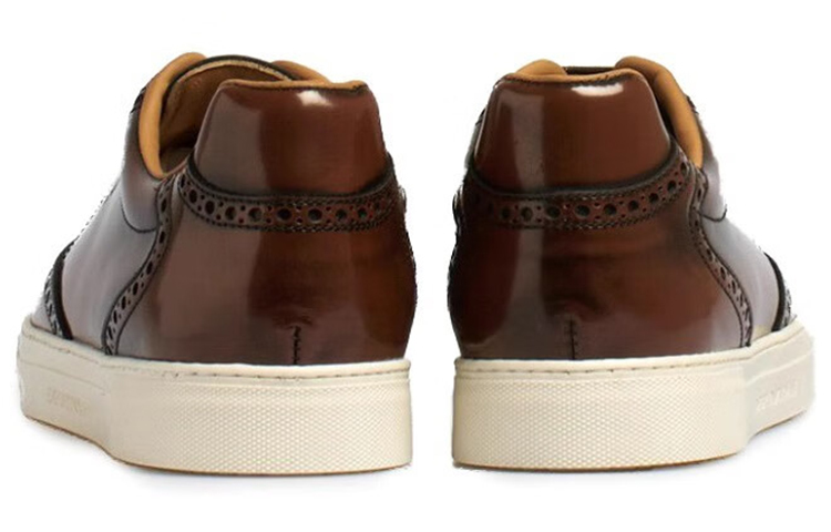Emporio Armani Brogue Low Top 'Brown Leather' 圖 4