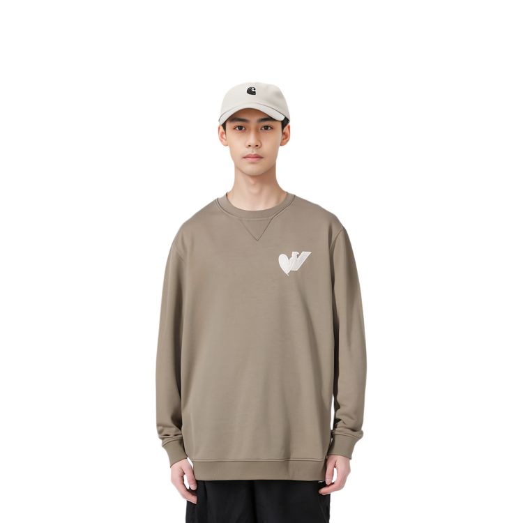 Emporio Armani Brown Logo Print Loose Fit Crewneck Sweatshirt FW22 6L1MB5-1JQNZ-0137 圖 5