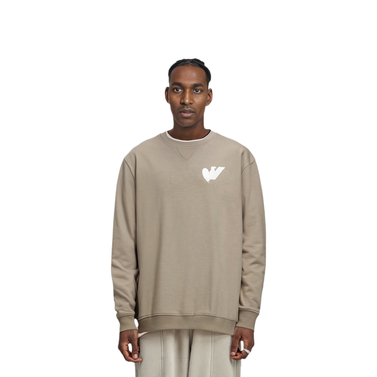 Emporio Armani Brown Logo Print Loose Fit Crewneck Sweatshirt FW22 6L1MB5-1JQNZ-0137 圖 6