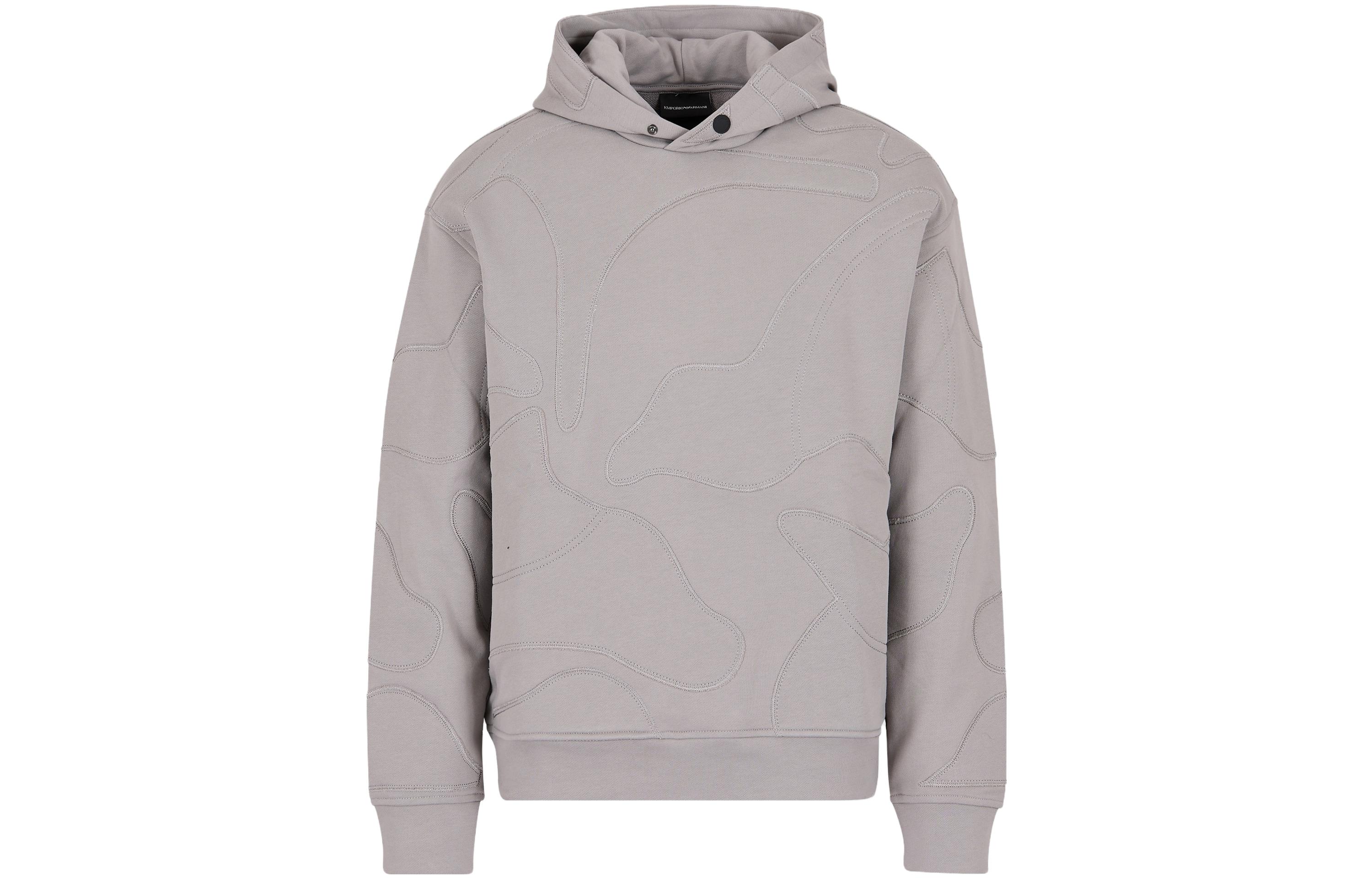 Emporio Armani Camouflage Embroidered Hoodie Long Sleeve 3R1MCU-1JLXZ-0634