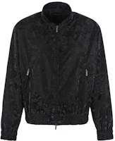 Emporio Armani Camouflage High-Neck Zip Jacket - Black 3D1B6P-1K4NZ-10999 Emporio Armani Camouflage High-Neck Zip Jacket - Black 3D1B6P-1K4NZ-10999
