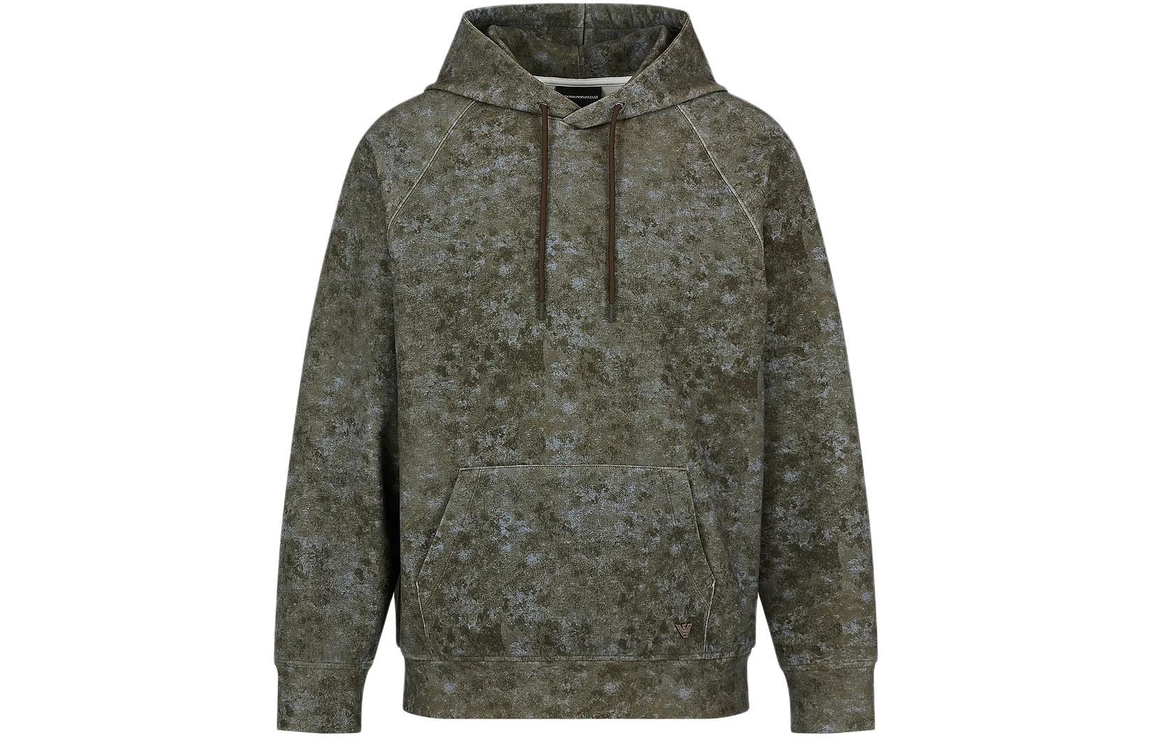 Emporio Armani Camouflage Hoodie Long Sleeve Sweatshirt Multicolor 3D1M67-1JHSZ-1F509