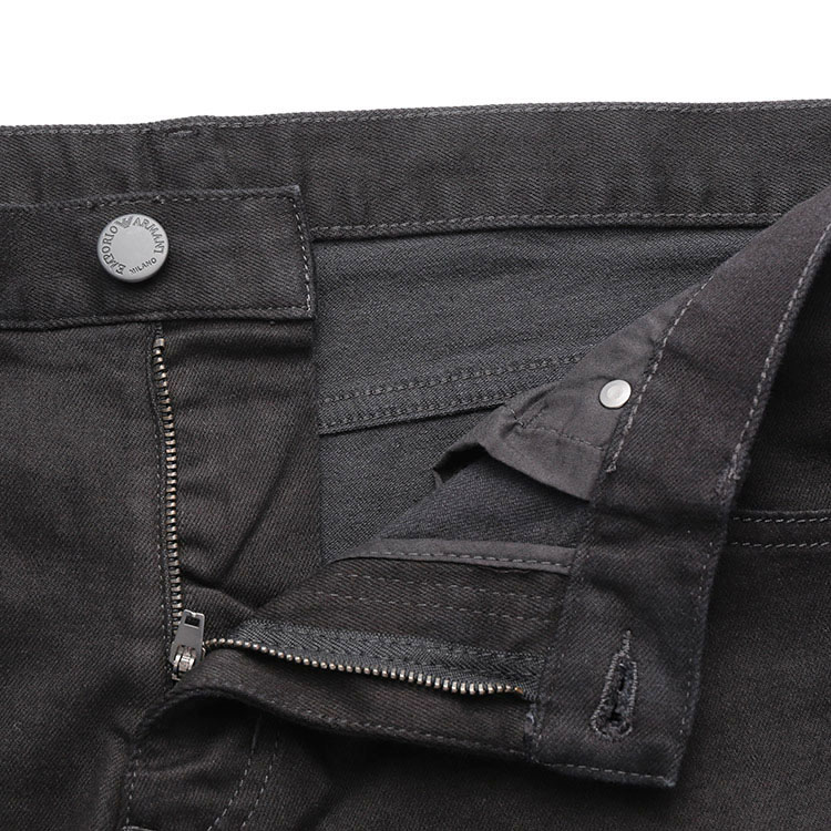 EMPORIO ARMANI Capsule FW22  Mid-Rise Straight-Leg Jeans Denim Black. 8N1J45-1G0IZ-0005 圖 6