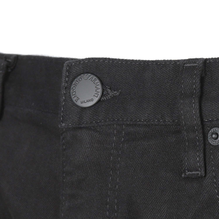 EMPORIO ARMANI Capsule FW22  Mid-Rise Straight-Leg Jeans Denim Black. 8N1J45-1G0IZ-0005 圖 9