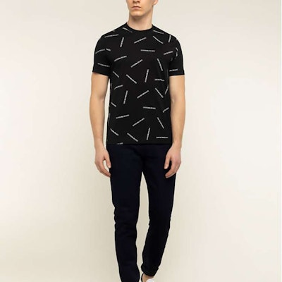 エンポリオ アルマーニ カジュアル オールオーバープリント ブラック Tシャツ 3H1TD7-1J30Z-F928 Shop エンポリオ アルマーニ カジュアル オールオーバープリント ブラック Tシャツ 3H1TD7-1J30Z-F928