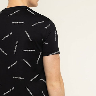 エンポリオ アルマーニ カジュアル オールオーバープリント ブラック Tシャツ 3H1TD7-1J30Z-F928 Cheap エンポリオ アルマーニ カジュアル オールオーバープリント ブラック Tシャツ 3H1TD7-1J30Z-F928