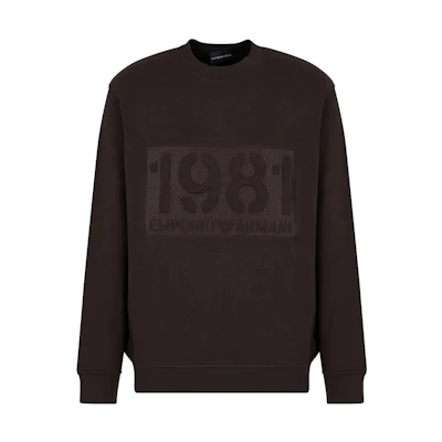 Emporio Armani Casual Brown Pullover Sweatshirt 6R1MG5-1JWPZ-105D7