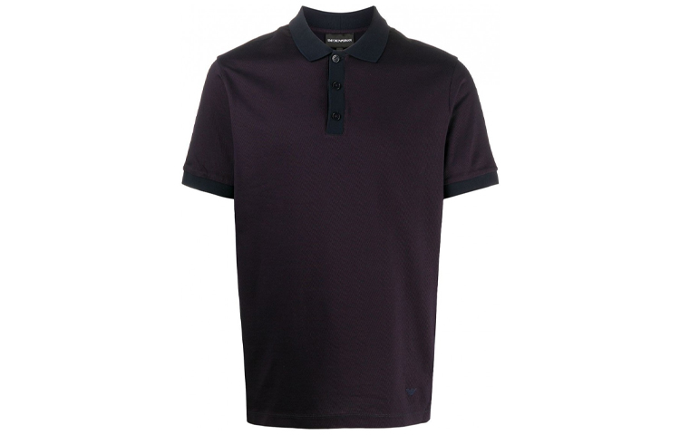 Emporio Armani Casual Comfortable Purple Polo Shirt 6H1F7R-1JJ3Z-F927