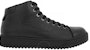 Emporio Armani Kasut Kulit Mid-Top Logo Klasik 'Hitam' X4Z101XN163K001