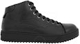 Lookbook Emporio Armani Kasut Kulit Mid-Top Logo Klasik 'Hitam' X4Z101XN163K001