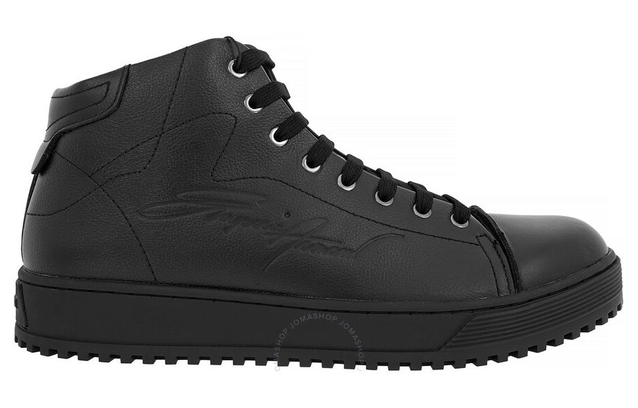 Lookbook Emporio Armani Sneaker Mid-Top in Pelle con Logo Classico ''Nero'' X4Z101XN163K001