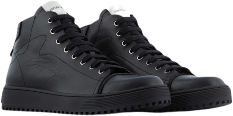Emporio Armani Sneaker Mid-Top in Pelle con Logo Classico ''Nero'' X4Z101XN163K001 Shop Emporio Armani Sneaker Mid-Top in Pelle con Logo Classico ''Nero'' X4Z101XN163K001