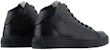 Emporio Armani Kasut Kulit Mid-Top Logo Klasik 'Hitam' X4Z101XN163K001