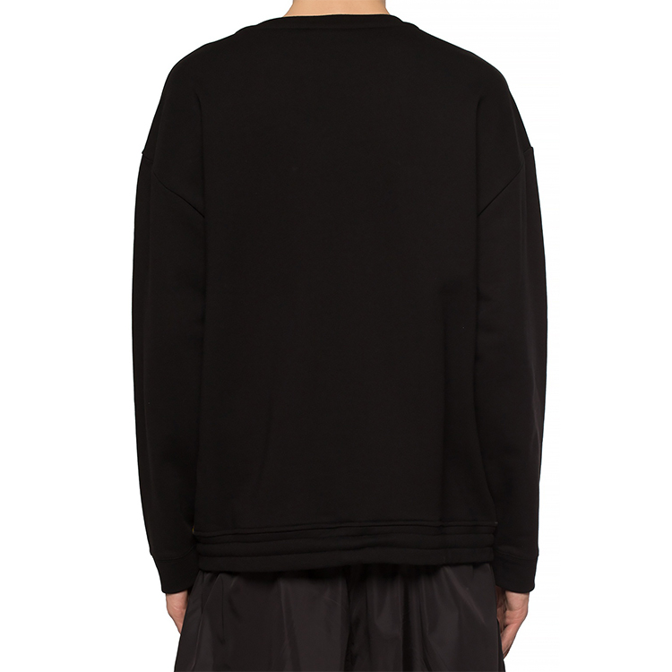 Emporio Armani Classic Logo Patch Drawstring Hoodie Black 3H1M72-1JPHZ-0002 圖 5