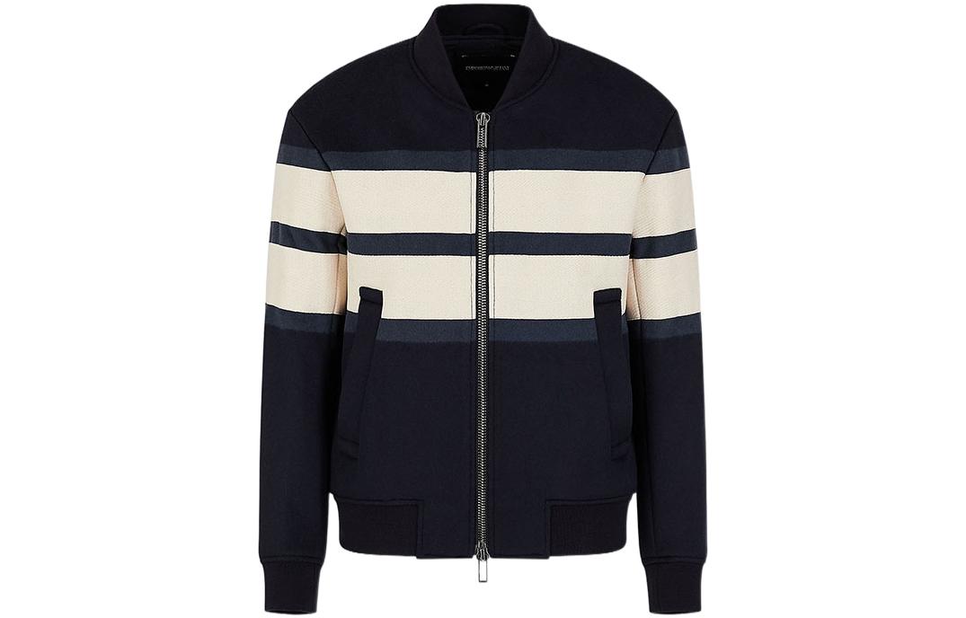 Emporio Armani Colorblock Full-Zip Jacket Navy Blue 6K1B92-1NYUZ-1F987