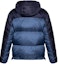 Lookbook Chaqueta Acolchada con Capucha Emporio Armani Azul/Negro Colorblock. 6H1BL1-1NLSZ-F968