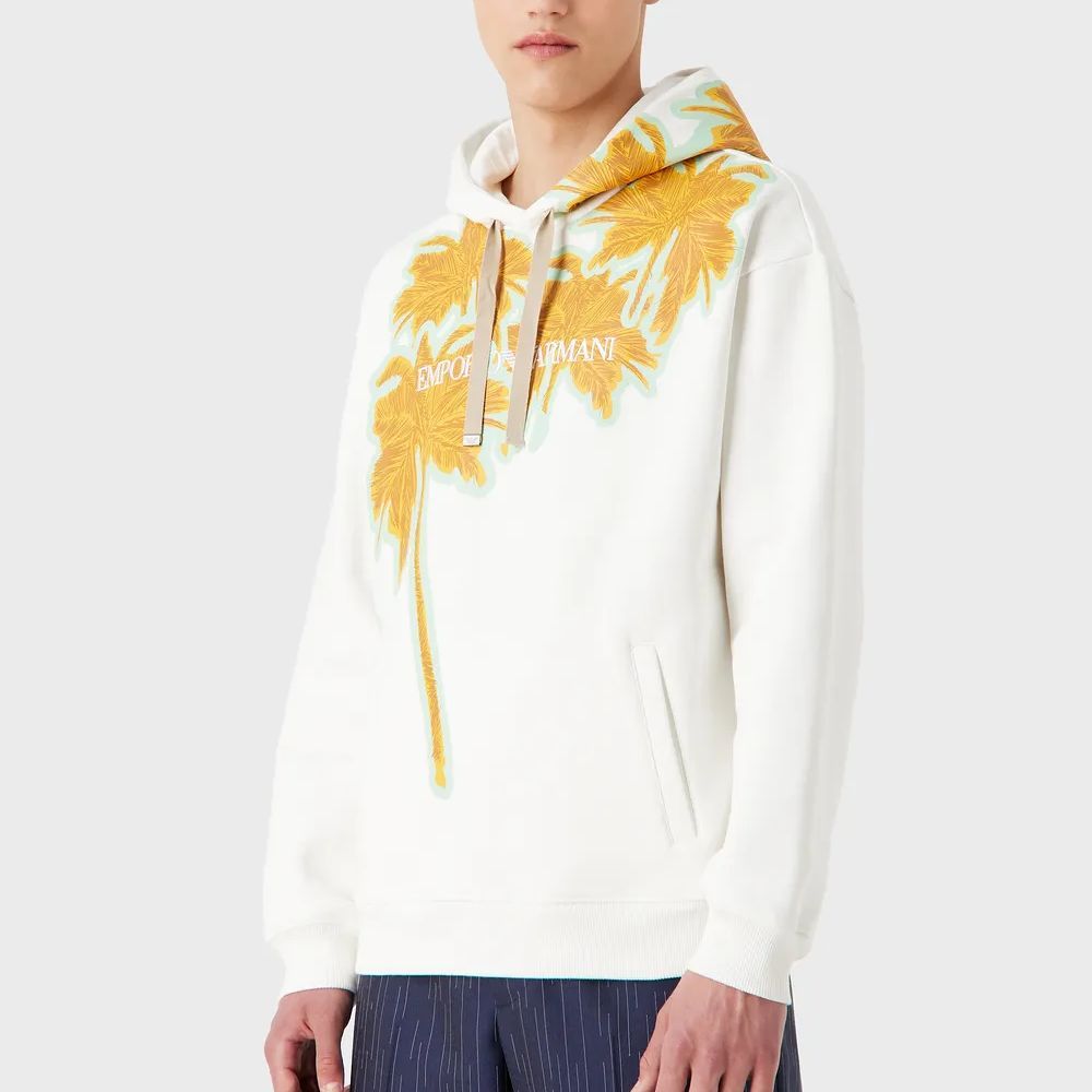 Emporio Armani Colorblock Logo Print Pullover Hoodie - Multicolor 3R1M6Z-1JT2Z1-01G2 圖 5